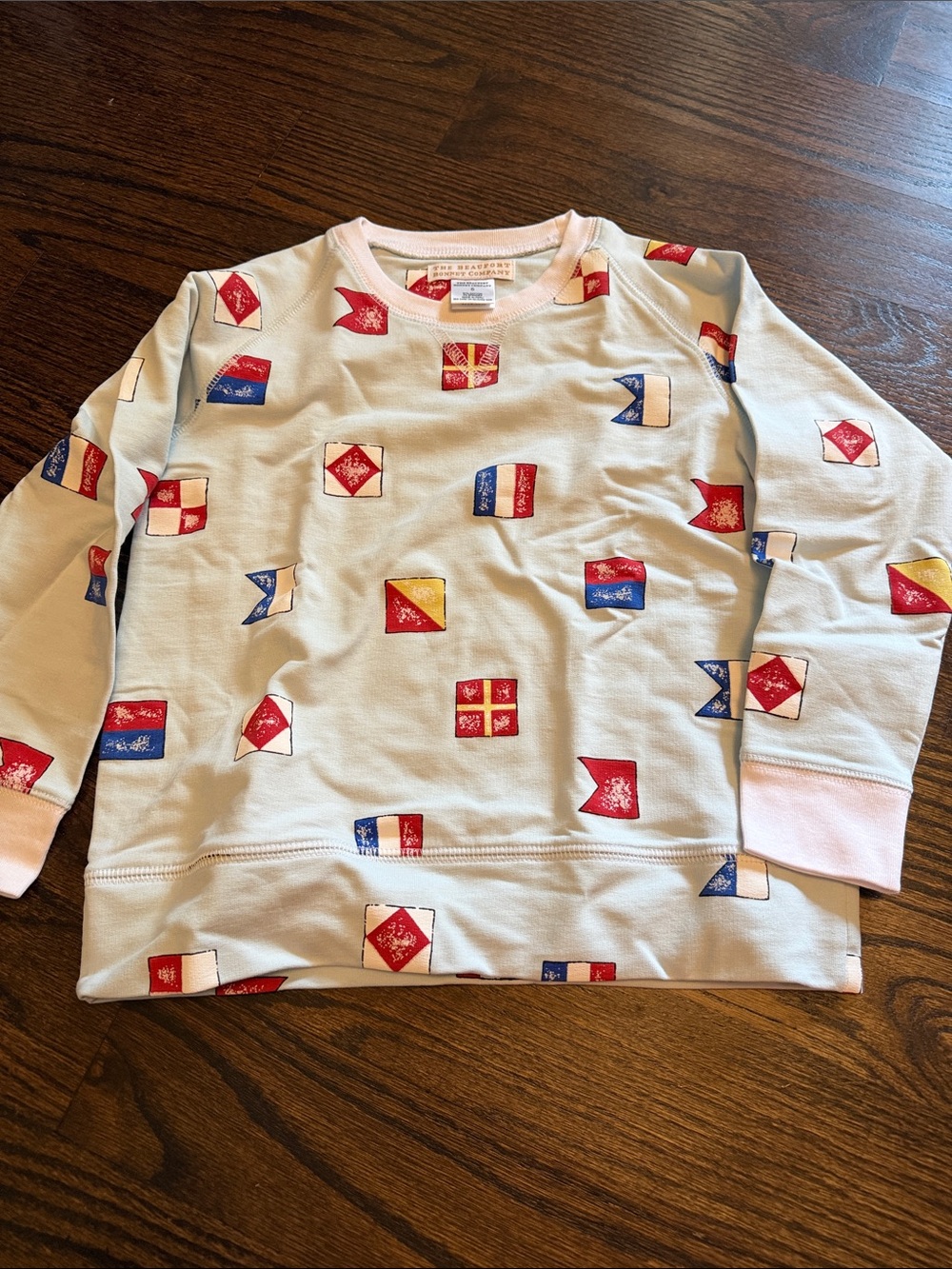 Tbbc Flag Print Sweatshirt Beaufort bonnet crew
